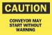 6FP27 - Caution Sign, 7 x 10In, BK/YEL, ENG, Text Подробнее...