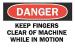 6FR79 - Danger Sign, 7 x 10In, R and BK/WHT, ENG Подробнее...