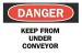 6FR81 - Danger Sign, 7 x 10In, R and BK/WHT, ENG Подробнее...