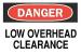 6FR96 - Danger Sign, 7 x 10In, R and BK/WHT, ENG Подробнее...