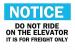 6FT44 - Notice Sign, 7 x 10In, BL and BK/WHT, ENG Подробнее...