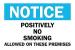 6FV56 - Notice No Smoking Sign, 7 x 10In, ENG, Text Подробнее...