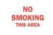 6FW07 - No Smoking Sign, 7 x 10In, R/WHT, ENG, Text Подробнее...