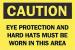 6FW73 - Caution Sign, 7 x 10In, BK/YEL, ENG, Text Подробнее...