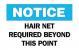 6FW97 - Notice Sign, 7 x 10In, BL and BK/WHT, ENG Подробнее...