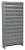6GDF0 - Shelving Unit, H79xW36xD12, w/75 Gray Bins Подробнее...