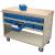 6GDK1 - Louvered Cart, 37-1/2 In. H, Blue Подробнее...