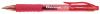 6NEE9 - Gel Pen, Retractable, Medium, Red, PK 12 Подробнее...