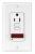 6PFT0 - GFCI Receptacle, w/ Light, 15A, 125V, White Подробнее...