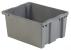 6UFY7 - Stack & Nest Container, 30x24x15, Gray Подробнее...