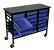 6UXZ1 - Mobile Bin Cart, Blue, Thermoplastic Подробнее...