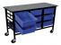 6UYD1 - Mobile Bin Cart, Blue, 62-3/4 In. L Подробнее...