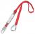 6ZLN9 - Tie-Back Lanyard, 1 Leg, Polyester, Red Подробнее...