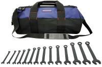 7CZ77 Combo Wrench Set 1EYD4 14 Pc, w/Bag 5MZJ5