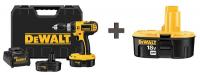 7CZ89 Cordless Hammer Drill/Driver Kit, 18 V