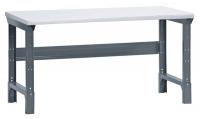 7D183 Workbench, 72Wx36Dx30-3/4 to 34-3/4 in. H