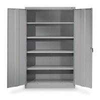 7D903 Storage Cabinet, Unassembled, Gray