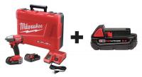 7DC47 Cordless Impact Wrench Kit, W/Free Bat