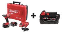 7DC49 Cordless Impact Wrench Kit, W/Free Bat