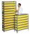 7D416 - Bin Shelving, Solid, 36X12, 48 Bins, Yellow Подробнее...