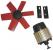 7HY23 - Exhaust Fan Kit, 12 In Dia, 2900 CFM, 120 V Подробнее...