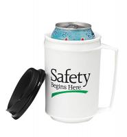 8A246 Insulated Mug, 12 oz, Safety Begins Here