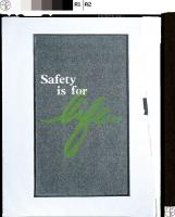 8A346 Entrance Mat, Gray, 5 ft x 3ft.