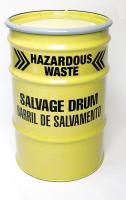 8A985 Salvage Drum, Haz Waste, 30 Gal, Y, Steel