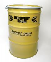 8A987 Salvage Drum, Recovery, 55 gal, Ylw, Steel