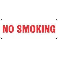 8AA65 Sign, No Smoking, Magnetic, 3 1/2 x 10