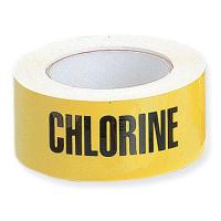 8ADR1 Pipe Marker, Chlorine, Yellow