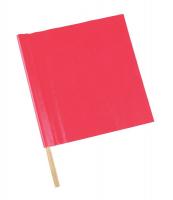 8AE39 Handheld Warning Flag, Hi-Vis Orange