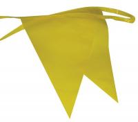 8AE63 Pennants, Polyethylene, Yellow, 100 ft.