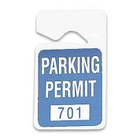 8AEK1 Parking Permit, Mirror, 701-800, PK100