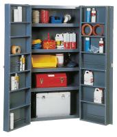 8AF55 Bin Storage Cabinet, Pocket Door, 72x38x24