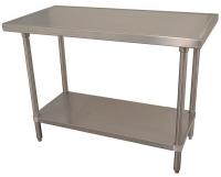 8AFL0 Work Table, 35-1/2x60x30 In, Shelf