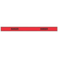 8AFZ4 Barricade Tape, Red/Black, 180 ft x 2 In