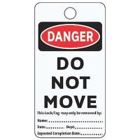 8Y405 Danger Tag, 5-3/4 x 3 In, Vinyl, PK25