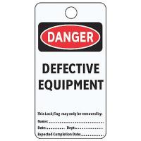 8AJR5 Danger Tag, 5-3/4 x 3 In, Vinyl, PK25