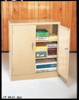 9W308 Storage Cabinet, 36 x18 x42 In, Sand, Steel
