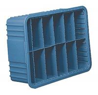 8AKT5 Divider Box, Light Blue, 17x6x22