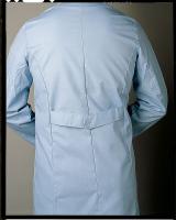 9NRY3 Lab Coat, S, White, Male