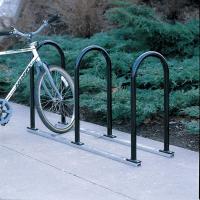 8N662 Bike Rack, 2-Sided, 8-Bike, 87 in., Silver