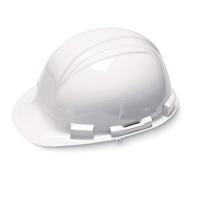 8AWP3 Hard Hat, FrtBrim, Slotted, 4Rtcht, White