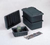 8Z961 Box Divider, Black, 8x7x10