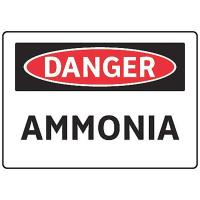 8PFA8 Danger Sign, 7 x 10In, R and BK/WHT, AMNA