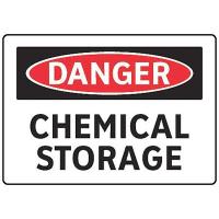 9ACF7 Danger Sign, 7 x 10In, R and BK/WHT, ENG