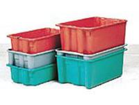 9WLZ4 Stack and Nest Container, Red, 14x5x24