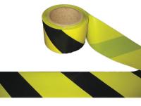 8AUZ1 Barricade Tape, Yellow/Black, 200ft x 3 In