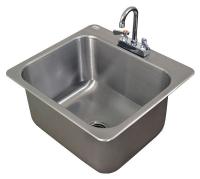 8AW45 Drop-in Wash Sink, Stainless Steel